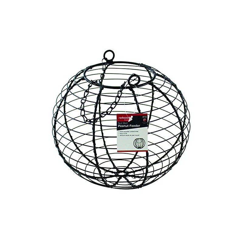 Redwood Leisure Garden Bird Hanging Nut Ball Peanut Feeder -