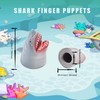 AQKILO Shark Finger Puppet Set, Ocean Animal Puppet Show Theater