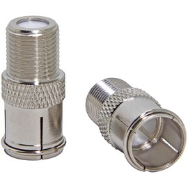 Greluma 15pcs F Type Male to Female Connector F Quick Connect Adapter for TV Aerial Coaxial Cable RV Satellite Receiver