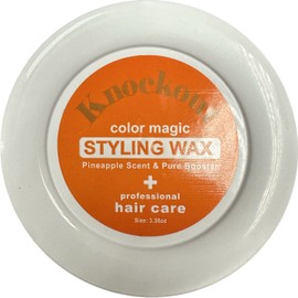 dye dyed Knockout Color Magic Hair Styling Wax (09 Orange)