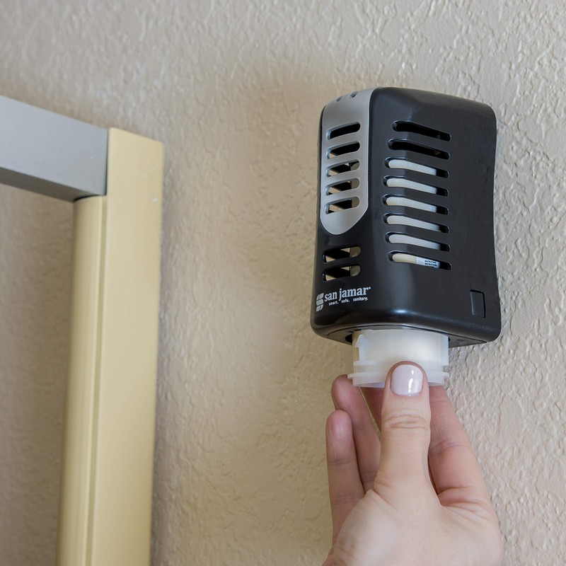 San Jamar WP9070BKSS Arriba Commercial Twist Passive Summit Air Freshener
