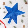 SULOLI Christmas Tree Star Blue,Blue Christmas Tree Topper Blue Star