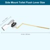 Hygie Rinse 2PACK Universal Metal Toilet Handle Replacement Kit -