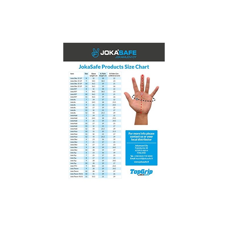 JokaTherm Mittens Size 10 - XL