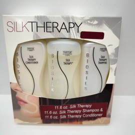 BioSilk 3 ORIGINAL Biosilk Silk Therapy Silk Shampoo Silk Conditioner Trio 11.6 Oz Each