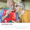 Ciieeo Christmas Themed Adult Bibs for Eating Washable Elderly Dinning