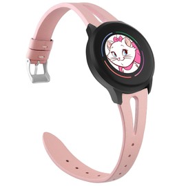 Lamshaw Compatible for iTouch Sport 4 Band, 20mm Slim Vintage Leather Strap Replacement for Women, Man, Wristband Accessories Compatible for iTouch Sport 4 / Sport 3 / AIR 3 40MM Smartwatch (Pink)