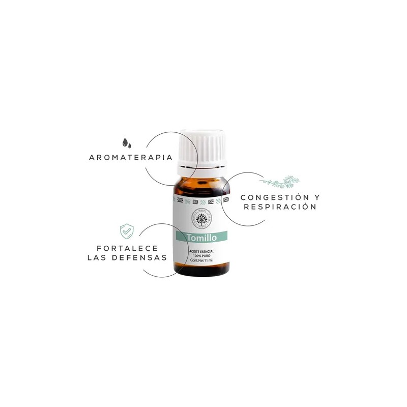Aceite Esencial De Tomillo 100% Puro Uso Tópico Aromaterapia