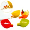 Dip Clip Bowl Holder(Set of 4), Luck Love Colorful Table