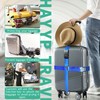 Aouzejum Luggage Straps for Suitcases with TSA Combination Lock, Adjustable
