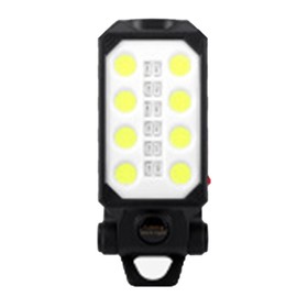 COB Work Light USB Charging LED with Magnet Outdoor Camping White Light Red Blue Flashing with Cable Small 598A