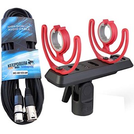 Rode SM4-R Microphone Spider Rycote Mount + Keepdrum XLR Cable 6 m