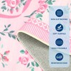 GarveeHome Coquette Pink Rugs for Bedroom Girls, 3x5 Rug for