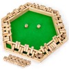 ropoda Shut The Box Game, Upgraded 1-6 Player Wooden Board