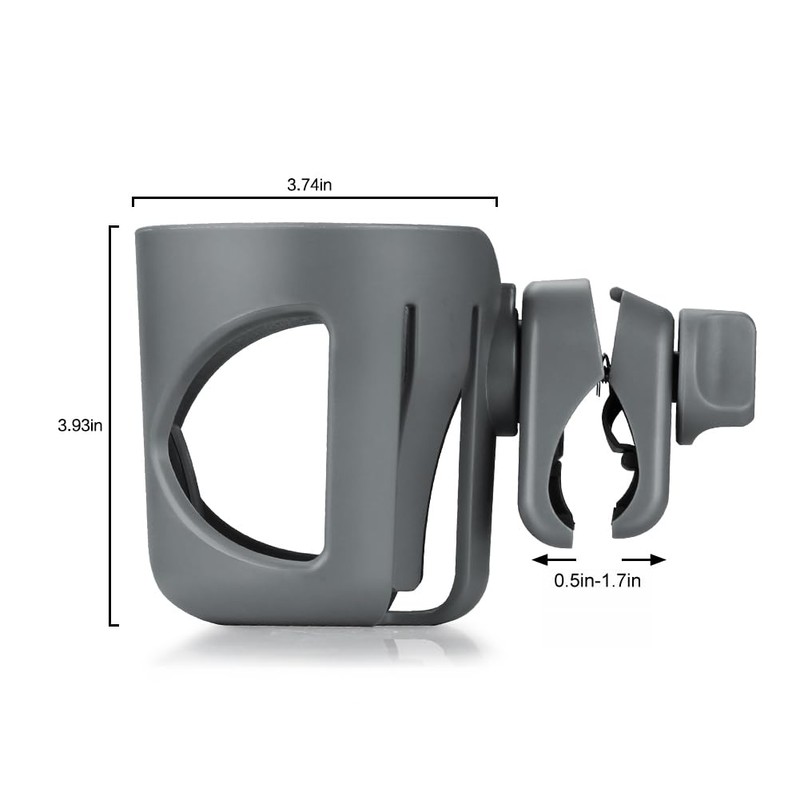 Accmor Universal Cup Holder, Stroller Cup Holder, Bike Cup Holder,