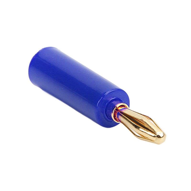 10PCS Banana Plugs 4mm Audio Jack Connector Solderless Six Blade
