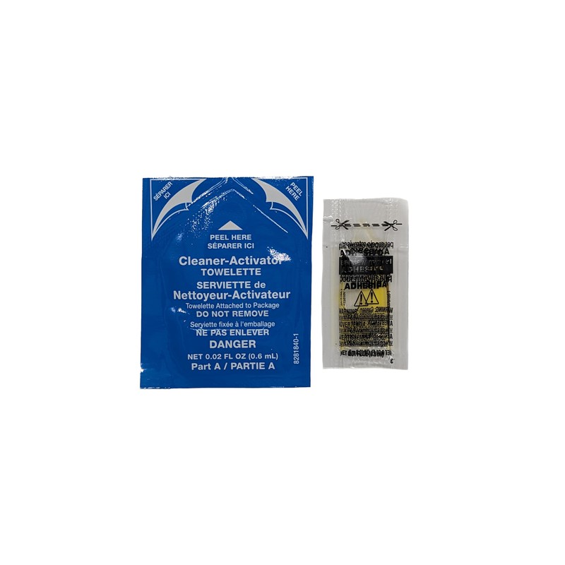 Permatex Rearview Mirror Adhesive, Adhesive .3ml/Primer .6ml (81844)