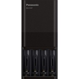 Panasonic BQ-CC87AKBBA eneloop pro Advanced Individual Battery Charger with Portable Charging Technology, Black