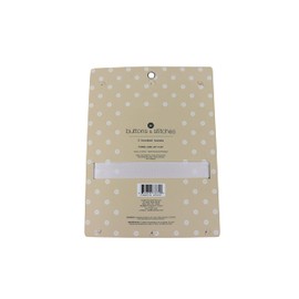 Cudlie Buttons & Stitches Baby Girl 3 Pack Rolled/Carded Hooded Towels in Crisp Blossom Print