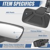 Auto Dynasty UTV Side Mirrors Convex Rear View Anti-Glare 360