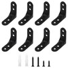 Pocoxll 8 Pcs 2 Inch Heavy Duty L Brackets, 90
