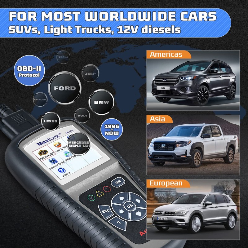Autel MaxiLink ML519 Universal OBD2 Scanner [Same as AutoLink AL519],