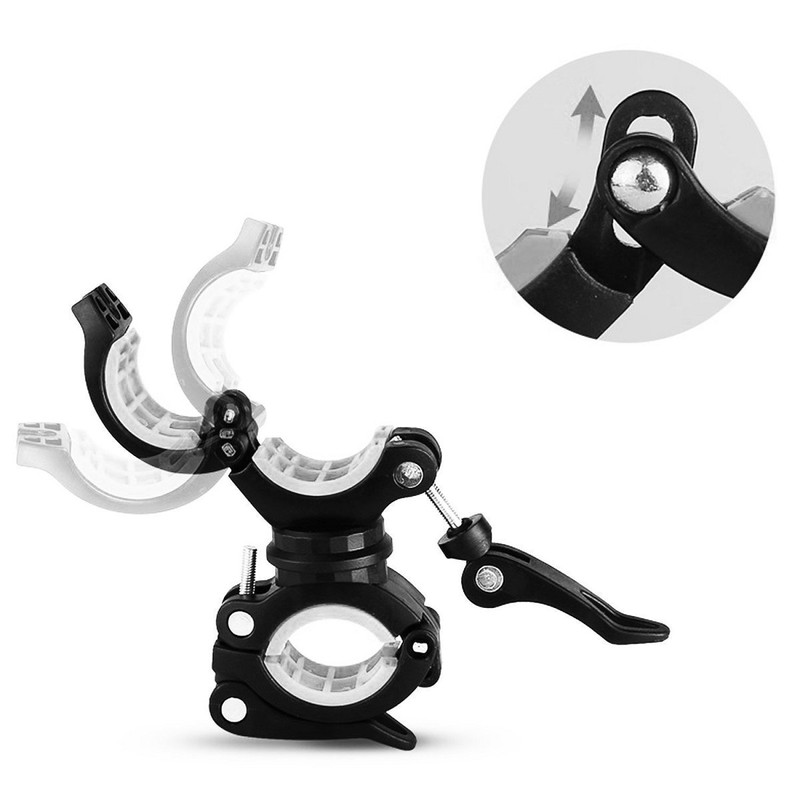 [2 Pack] Vonpri Flashlight Holder, Mount Bicycle Mounting Bracket Flashlight