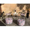 Kozyard Inflatable Ottoman Stool - Portable Round Pouf for Indoor/Outdoor