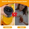 Electric Mason Jar Vacuum Sealer Suitable for Regular and Wide