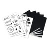 Rayher 67287000 Templates and Transfer Paper for Wood Burning, Card