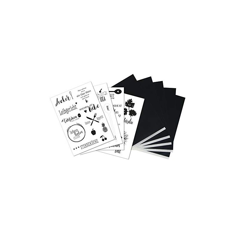 Rayher 67287000 Templates and Transfer Paper for Wood Burning, Card