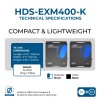 OREI 4K@30hz HDMI™ Extender (Over IP, IR) - 400ft (Cat6)