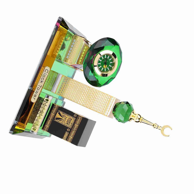 Muslim Kaaba Clock Tower Model Islamic Architecture Handicrafts Souvenirs Home