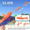 UNCANZEA 3 Pack Dreamy Ocean Foam Airplane Launcher Toys, Gliders