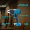 Kabellose Heißluftpistole für Makita 18 Akku, Heißluftpistole mit 5 Düsen,