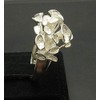 Extravagant sterling silver ring solid 925 size H - V