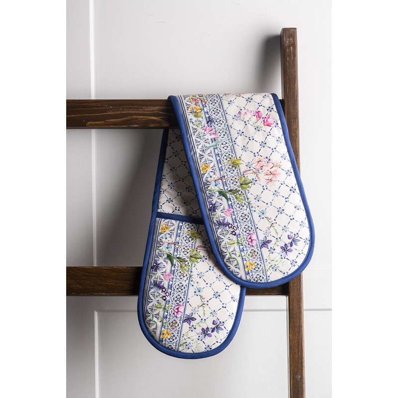 Maison d' Hermine Double Oven Mitts 100% Cotton 18cm x