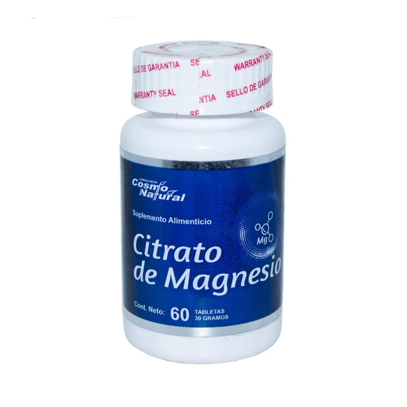 Citrato de Magnesio Cosmo Natural 60 Tabletas de 30 gramos