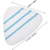 Sewroro Almohadillas Triangulares Lavables para Mopa a Vapor 4 Piezas