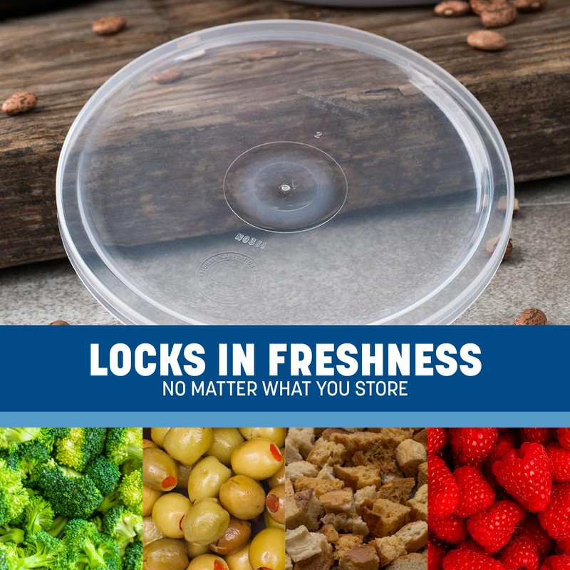 Carlisle FoodService Products Replacement Lid Crock Lid for Kitchen, Restaurants,