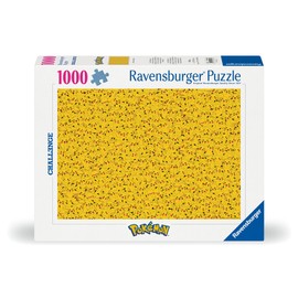 Ravensburger Puzzle 12000829 - Pikachu Challenge - 1000 Pieces Puzzle for Adults and Children from 14 Years, Pokémon Puzzle, Pokémon Gifts