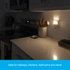 GE LED Night Light, Motion Sensing, Dimmable, Louver Shade, White,