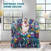 KRFOONN Printed Club Chair Slipcover Stretch 2 Pieces Tub Chair