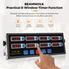 BEAMNOVA 8-Channel Digital Kitchen Timer Commercial Cooking Fryer Reminder Loud