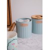 KitchenCraft Storage Canisters, Light Blue, 3 Pieces, Gift Boxed