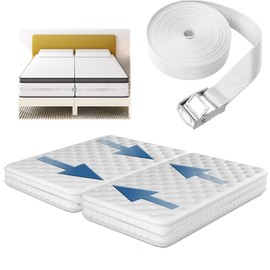 Consss 33ft Long Twin Bed Connector, Twin Mattress Connector to Make King, Adjustable Bed Bridge Twin to King Daybed Converter, Sturdy Durable Without Deformation