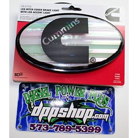 Dodge Cummins led Hitch Hider Cover Cummins Hitch Hider Brake Light Emblem Dodge Diesel Oval Pickup Plug Truck ram