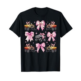 Coquette Bow Rc Truck RC Racing Remote Control Girl Mom T-Shirt