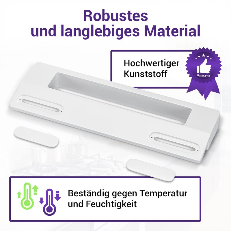 Vioks.pro Universal Fridge Handle 187 mm for 90-172 mm Sand,