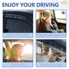 Aunginsy Side Window Rain Guards Visor Deflectors Compatible with Toyota